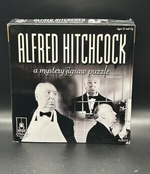 Alfred Hitchcock Mystery Jigsaw Puzzle Read Assemble Solve 1000 Pieces